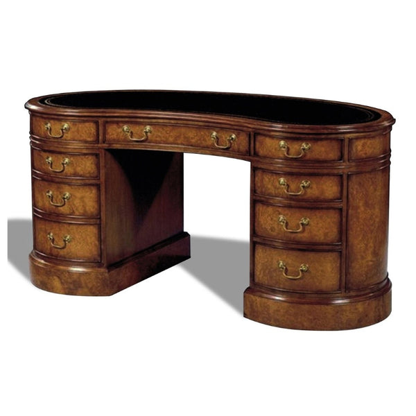 Myrtle Burl Kidney Writing Desk | Aston Court