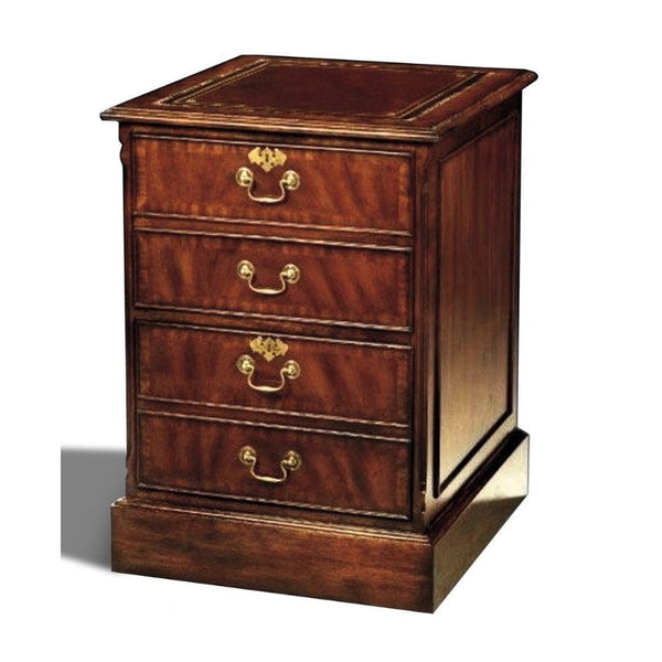 Crotch Mahogany File Cabinet | Aston Court