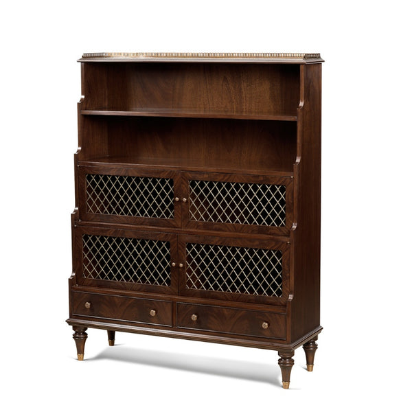 Mahogany Waterfall Bookcase | Aston Court